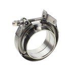 V-Band Schelle 50,8mm 2 Zoll Edelstahl mit Schnellverschluss Set