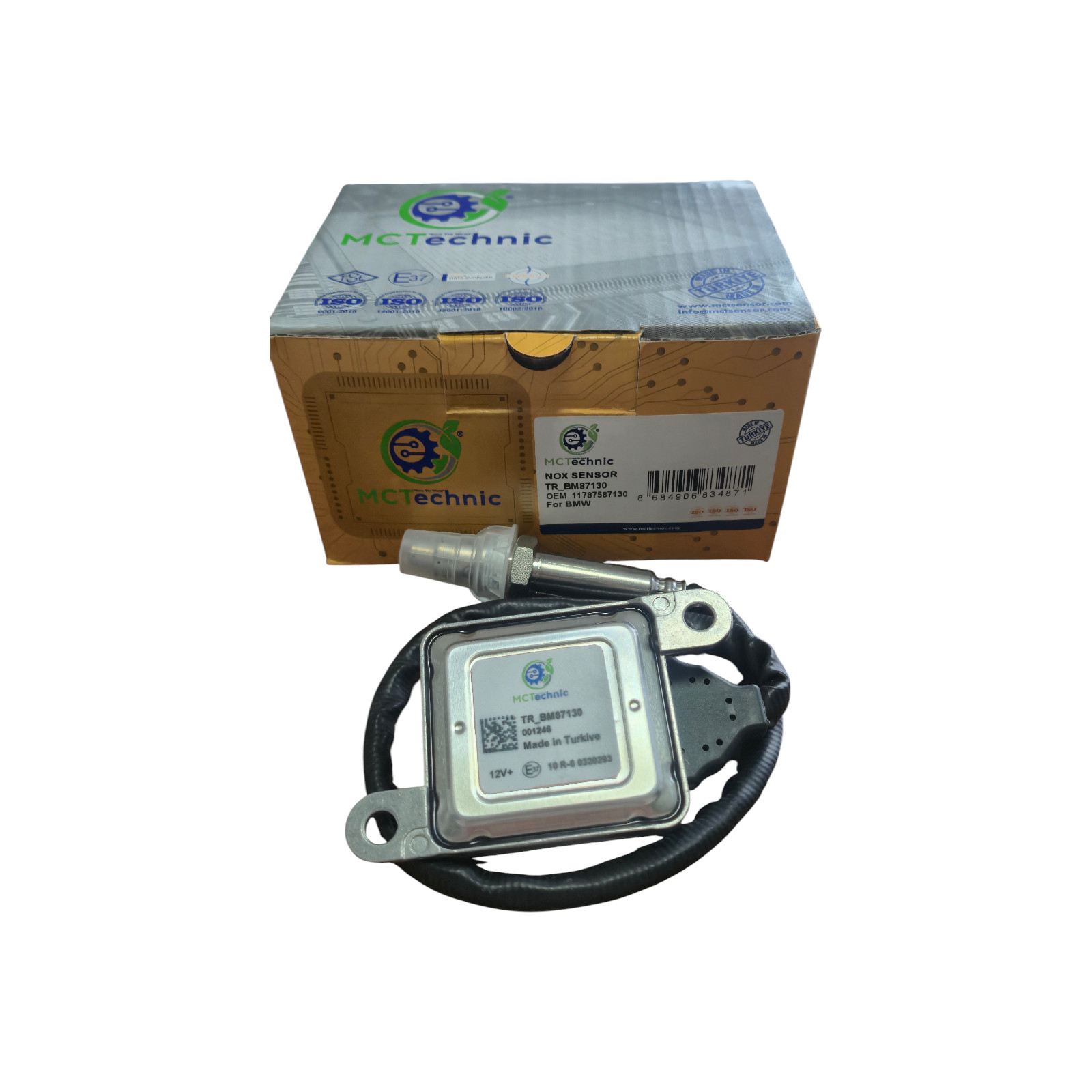 NOx Sensor 11787587129 für BMW 3er E90 E91 E92 E93 und 5er E60 E61 N53 Stickoxidsensor