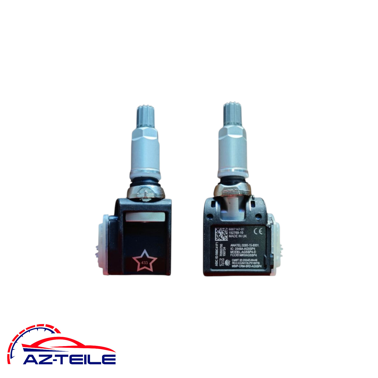 AZ-Teile® RDKS Sensor passend für BMW 36106887147 Reifendrucksensor 433MHz Plug & Play