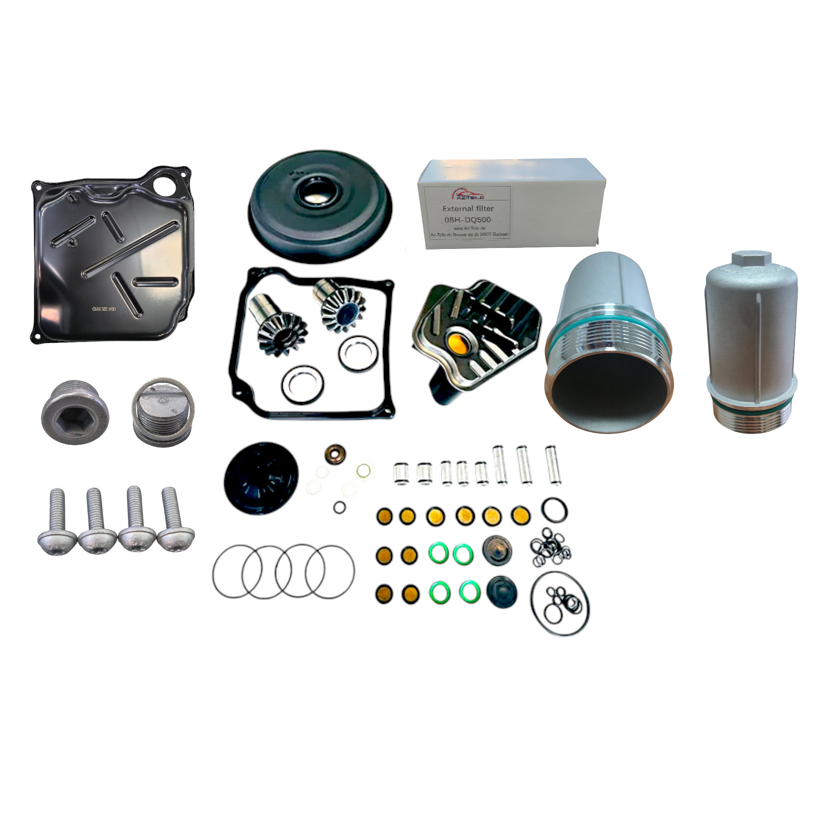 AZ-Teile® Überholsatz Achsradsatz für VW T5/T6 (Frontantrieb) DSG 7-Gang DQ500 (0BT, 0BH) passend für VW Audi Seat Skoda