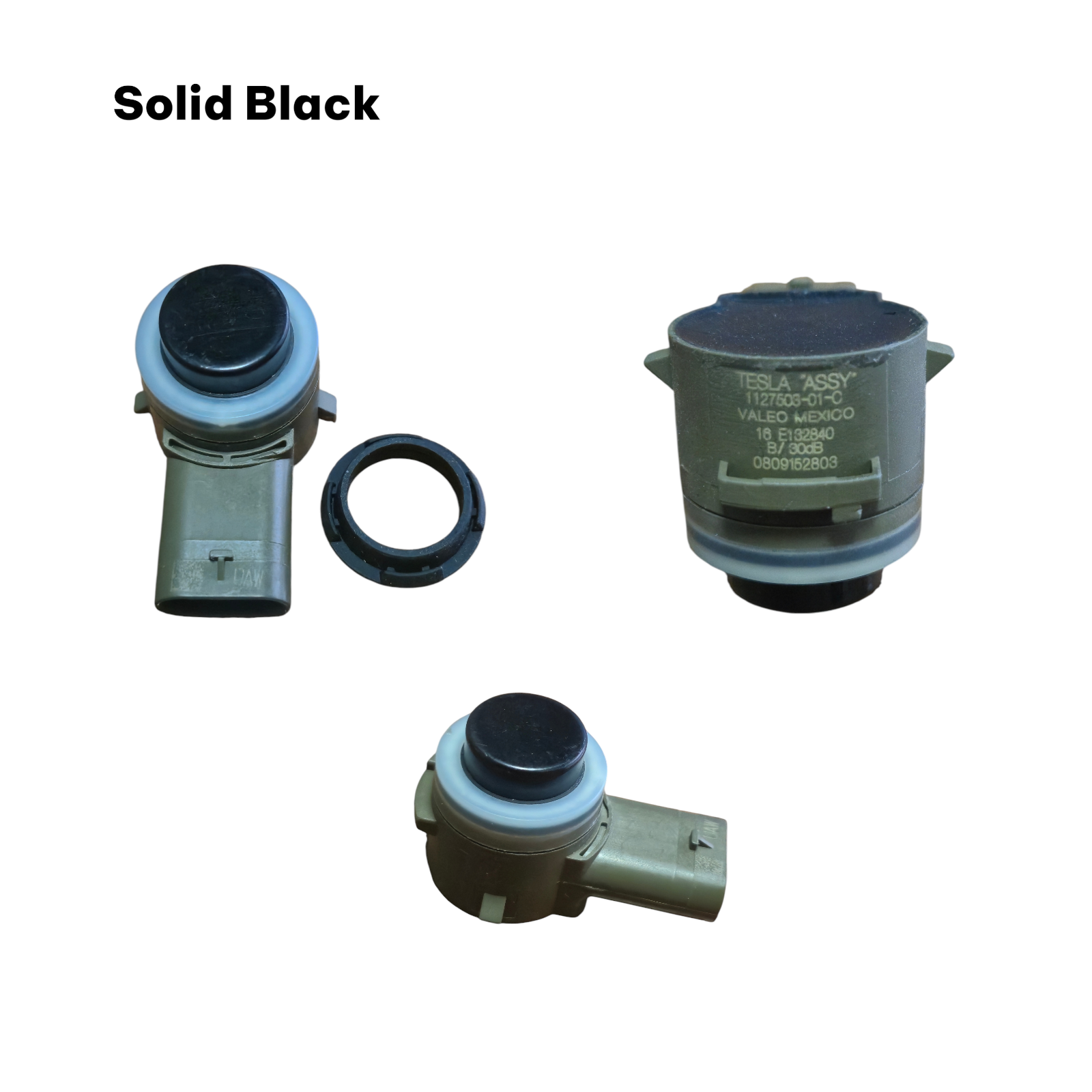 AZ-Teile® PDC Parksensor passend für Tesla Model 3 1127503-01-C Solid Black hinten