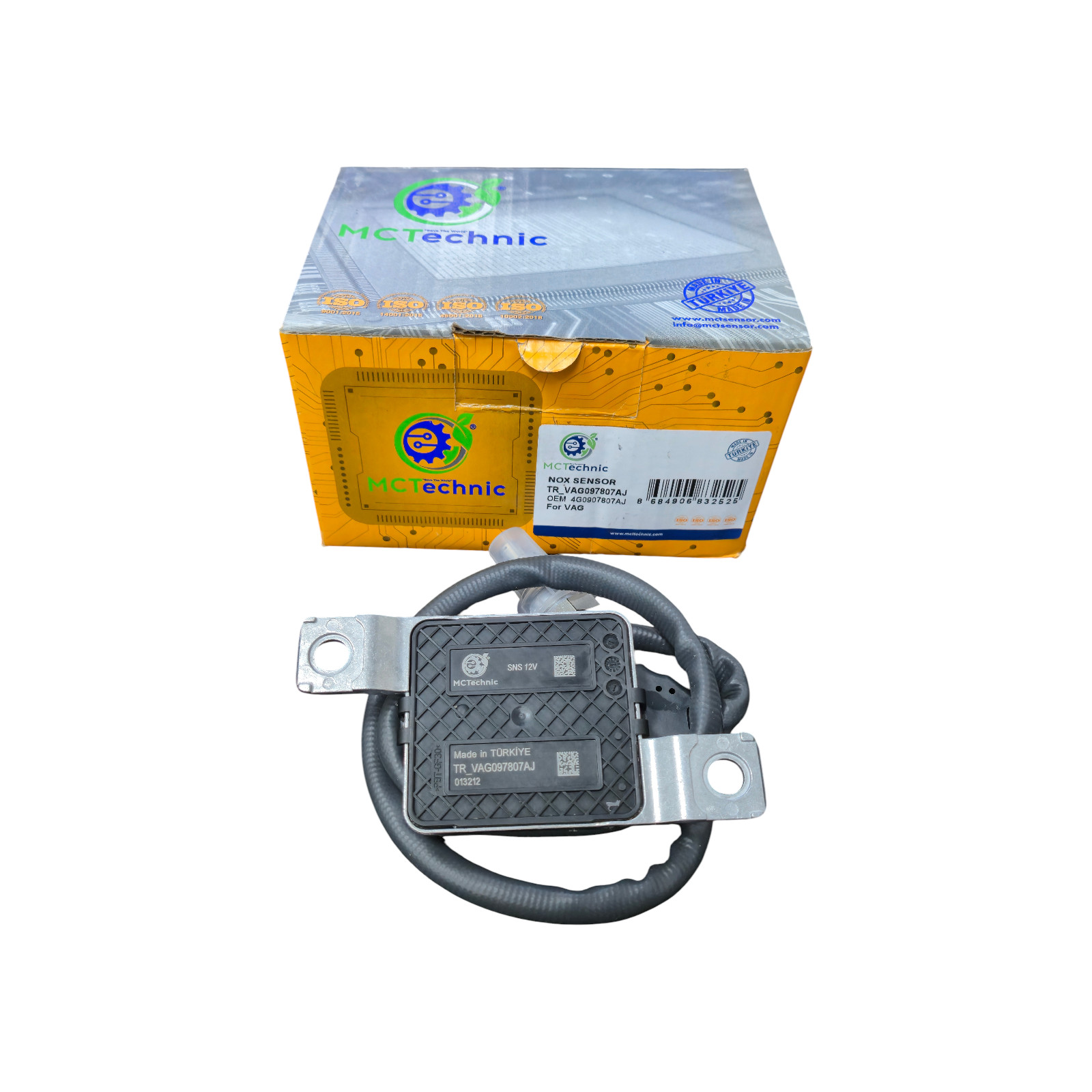 NOx Sensor Lambdasonde für Audi VW 4G0907807AJ Stickoxidsensor AdBlue Sensor
