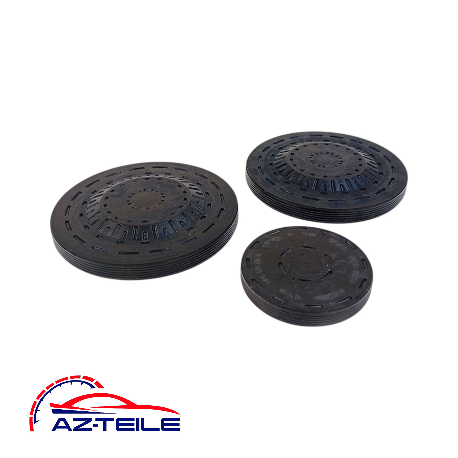 AZ-Teile® Verschlussdeckel-Set Getriebegehäuse (3-teilig) DSG 7-Gang DQ380, DQ381 (0GC) passend für VW Audi Seat Skoda