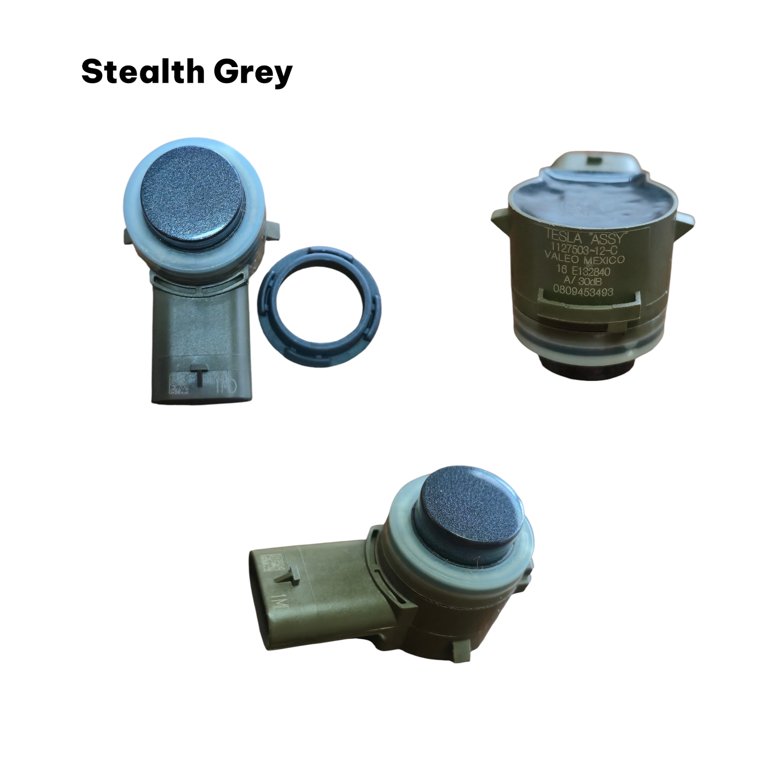 AZ-Teile® PDC Parksensor passend für Tesla Model 3 1127503-12-C Stealth Grey hinten