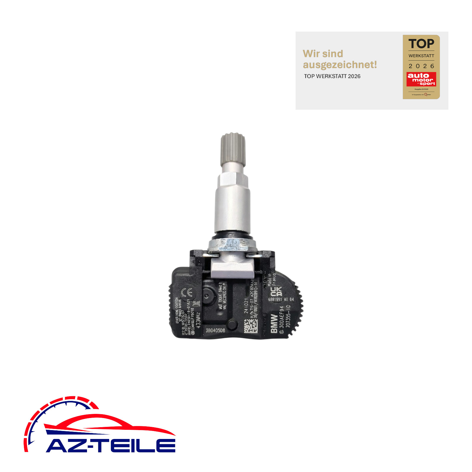 AZ-Teile® RDKS Reifendrucksensor passend für BMW 36106881891 36106881890