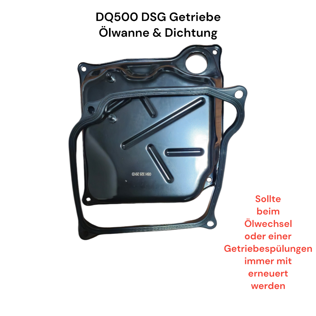 Getriebeölwanne mit Dichtung DSG 7-Gang DQ500 (0BH) passend für VW Audi Seat Skoda