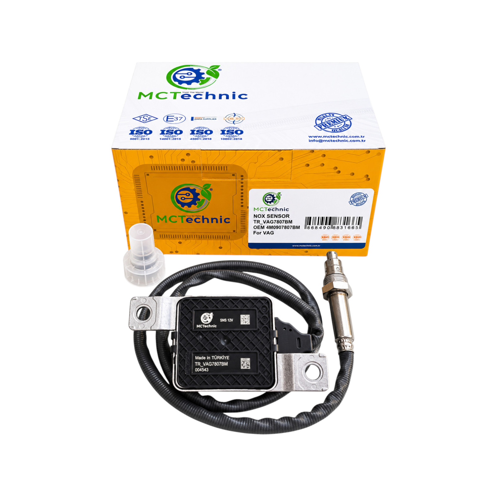 NOx Sensor 4M0907807BM passend für Audi Q7 Q8 VW Touareg 3.0 TDI SCR AdBlue