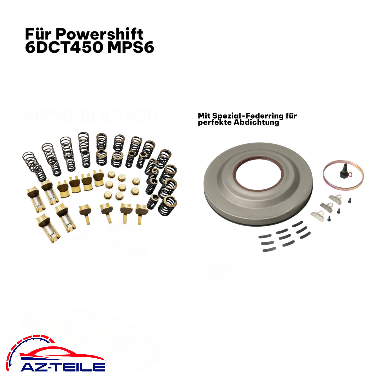Powershift 6DCT450 MPS6 Reparatursatz DSG Kupplungsdeckel + Federsatz Ford Volvo