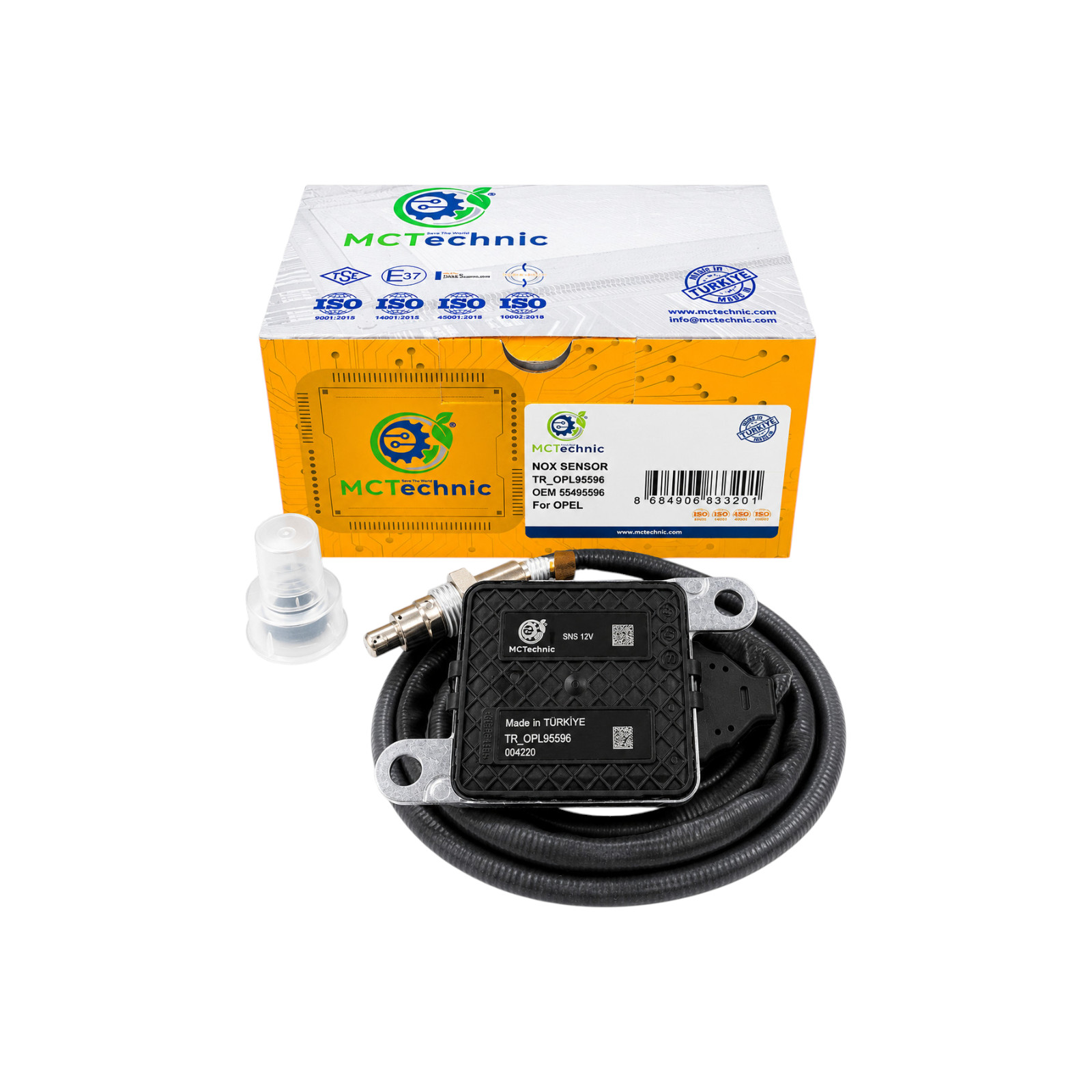 NOx Sensor Opel Astra K 1.6 CDTi 55495596 VOR Kat Stickoxidsensor