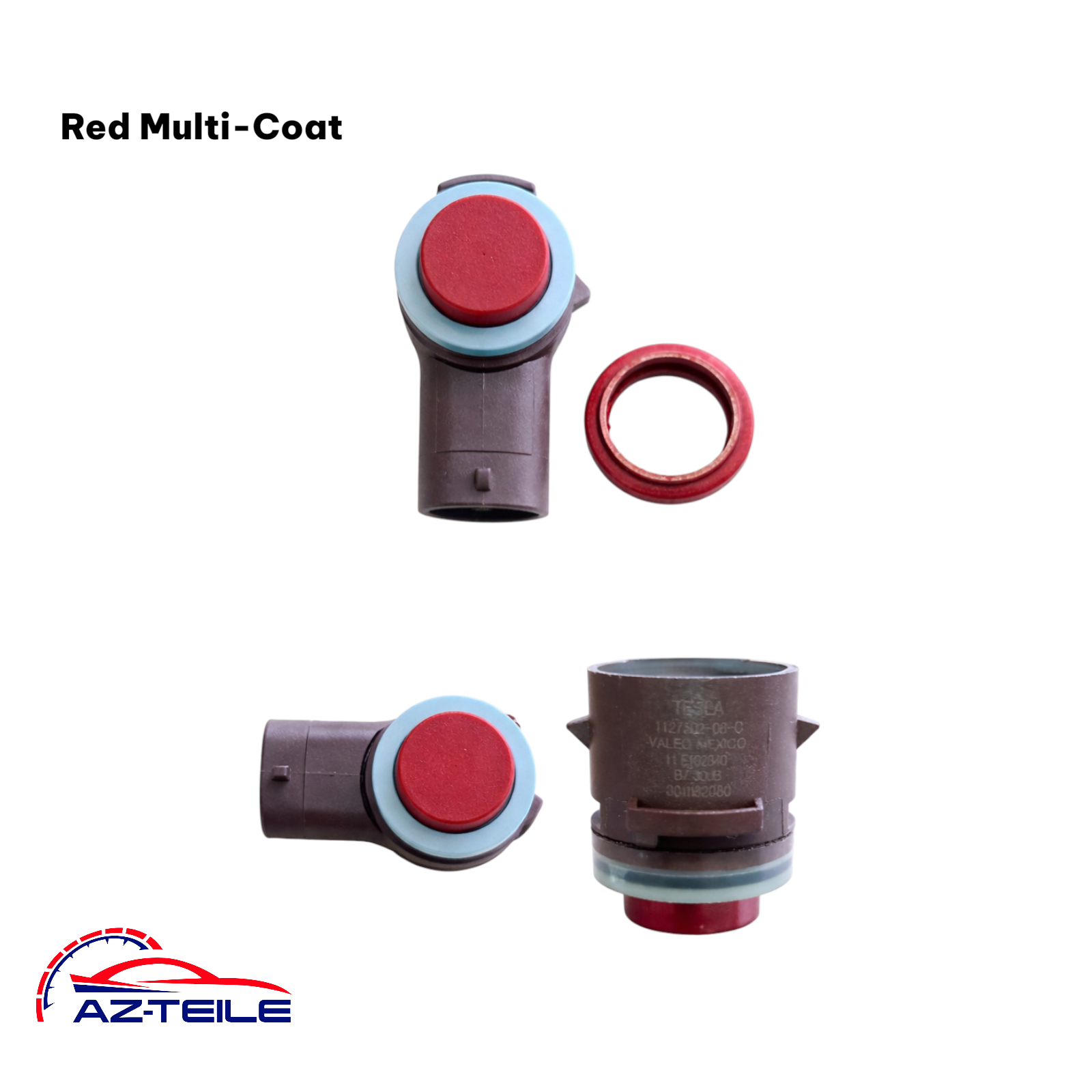 AZ-Teile® PDC Parksensor passend für Tesla Model 3 1127502-08-C Red Multi-Coat vorne